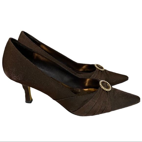 Valenti Franco Women’s Brown Pumps 8.5 8.5M - Picture 6 of 9